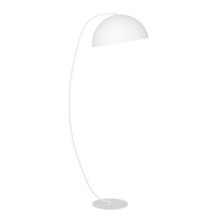 Lampe sur pied Lynox blanche.