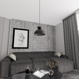 Suspension Varel S noire