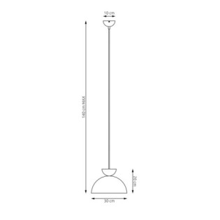 Suspension Varel S noir+vert