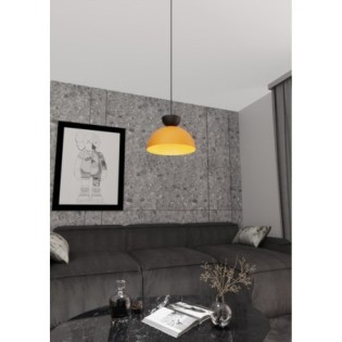 Suspension Varel S noir+orange