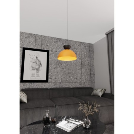 Suspension Varel S noir+orange