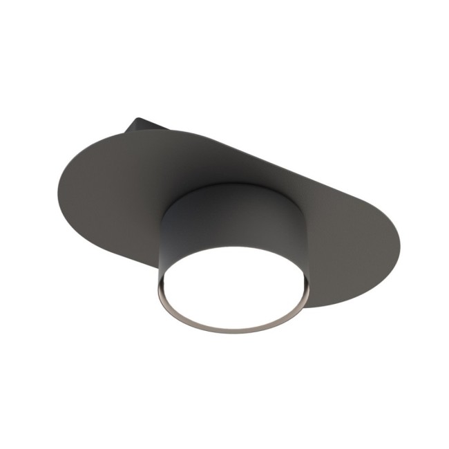 Lampe de plafond Romax noire.