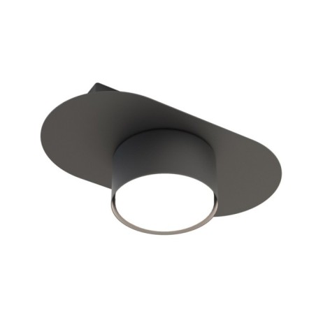 Lampe de plafond Romax noire.