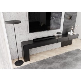 Lampe de table Zuko noire (2 lumières)