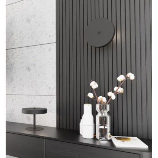 Lampe de table Zuko noire (2 lumières)