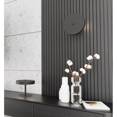 Lampe de table Zuko noire (2 lumières)