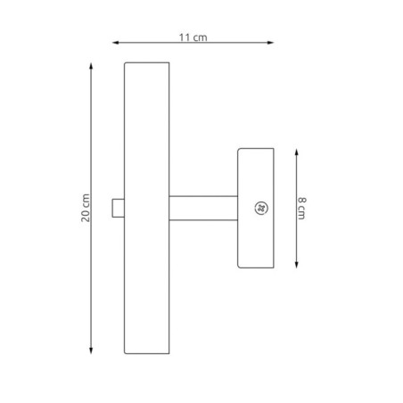 Applique mural Zuko blanc (2 lumières)