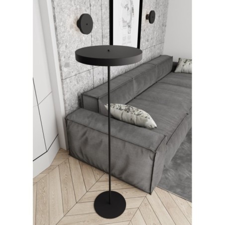 Lampe sur pied Zuko noire (3 lumières)