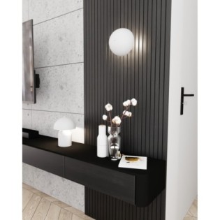 Lampe de table Konvi blanche (2 lumières)