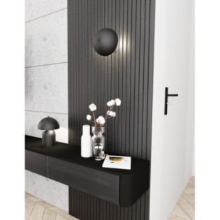 Applique mural Konvi noir (2 lumières)