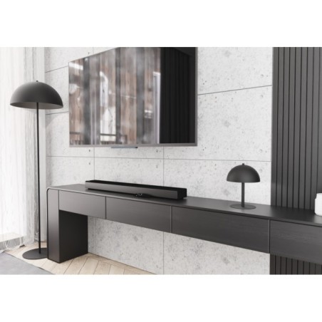 Lampe sur pied Pryla noire.