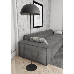 Lampe sur pied Pryla noire.