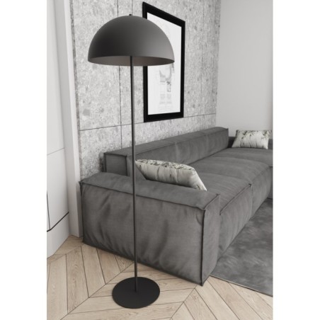 Lampe sur pied Pryla noire.