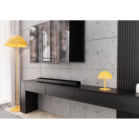 Lampe sur pied Pryla orange.