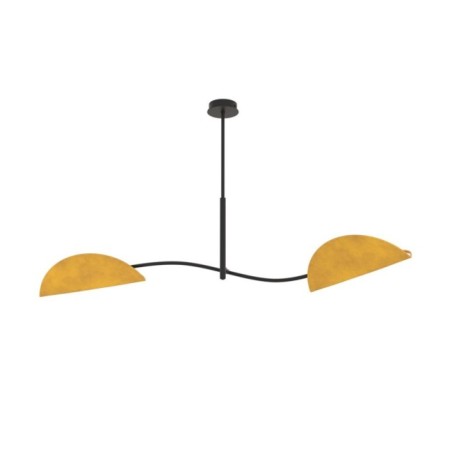 Lampe de plafond Norgi Moutarde (2 lumières)