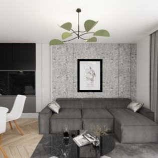 Lampe de plafond Norgi Verte (6 lumières)