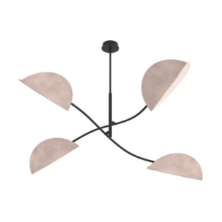 Lampe de plafond Norgi Gris (4 lumières)