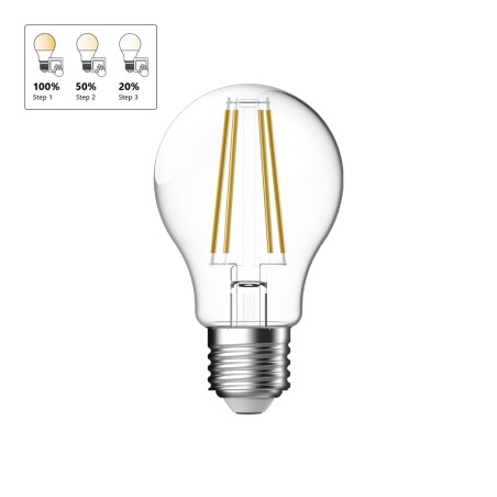 Ampoule LED E27 A60 2700K Step-dim (4,9W)