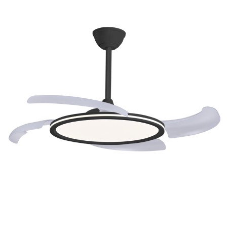 Ventilateur LED avec pales rétractables Key II CCT Dim (43W)