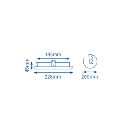 Downlight LED Serie 51 IP54 (20W)