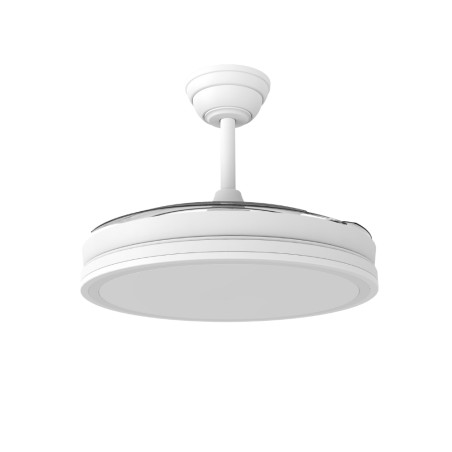 Ventilateur LED pales rétractables Astra Evo CCT Dim (60W)