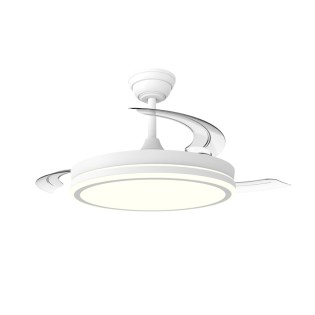 Ventilateur LED pales rétractables Astra Evo CCT Dim (60W)