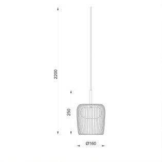 Lámpara colgante Dubai