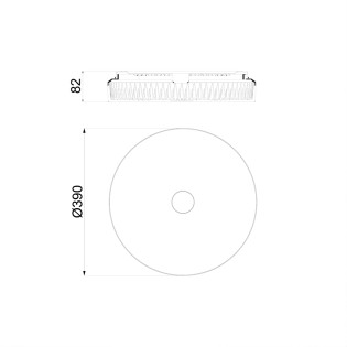 Plafón de techo LED Frozen (30W)