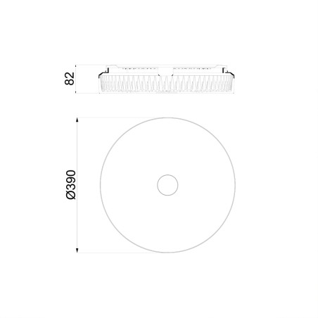 Plafón de techo LED Frozen (30W)