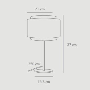 Lampe de table Takai