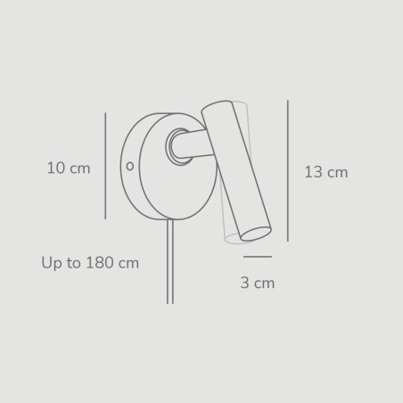 Applique murale Makoto.