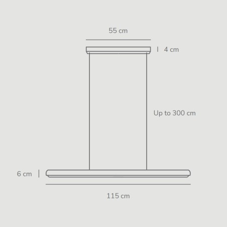Suspension LED Akeno (25W)