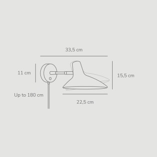 Applique murale Darci Short Arena.