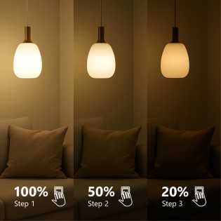 Ampoule LED E27 A60 2700K Step-dim (4,9W)