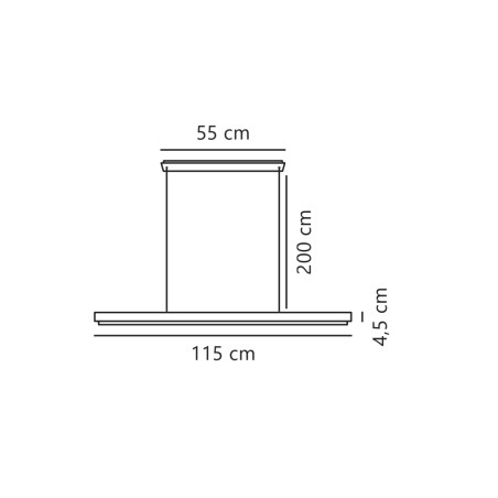 Lampe de plafond LED Ilgas (47W)