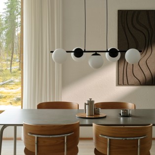 Lampe de plafond Lilly (5 lumières)