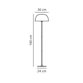 Lampe sur pied Cera.