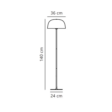 Lampe sur pied Cera.