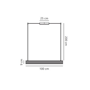 Lampe de plafond LED Aliani (20W)