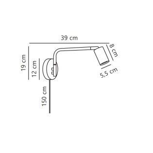 Applique murale Explore Long