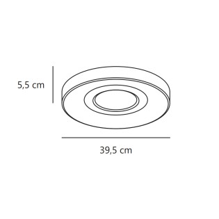 Plafonnier LED Halyna (24W)