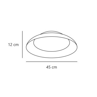 Plafonnier LED Nivora 45 (10W)