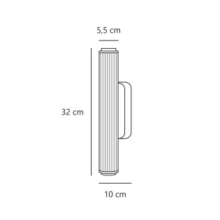 Applique LED pour salles de bains Virelle 32 (8W)
