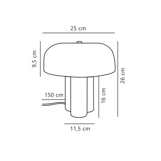 Lampe de table Sandro