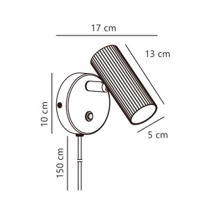Applique murale Vico.
