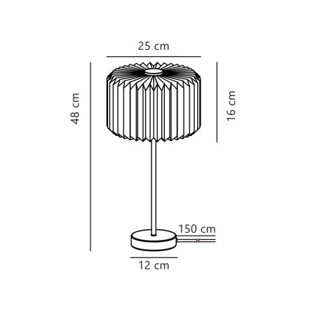 Lampe de table Vivienne
