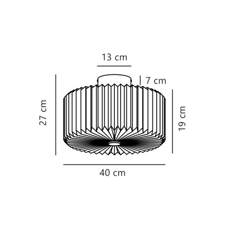 Plafonnier de plafond Vivienne