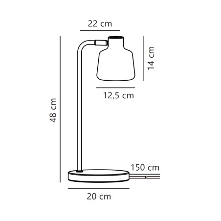 Lampe de table Louella