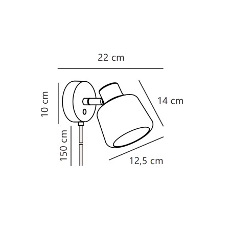 Applique murale Louella.