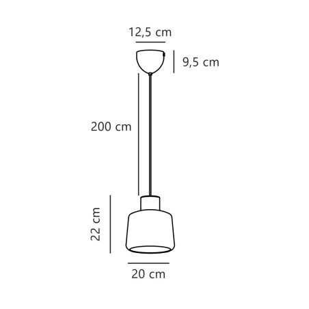 Suspension Louella 20